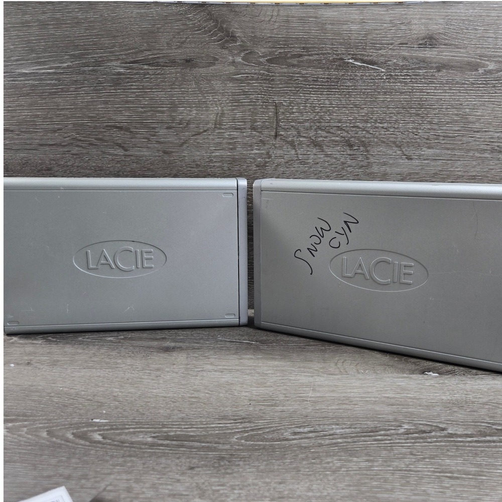 2x LaCie Big Disk Extreme 1TB External Hard Drive FireWire USB Tested 301199